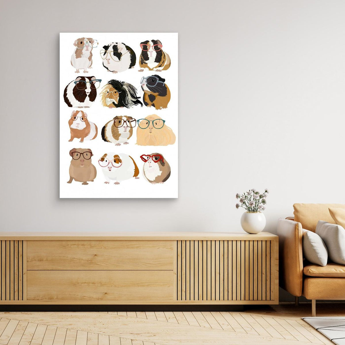 Guinea Pig in Glasses by Hanna Melin