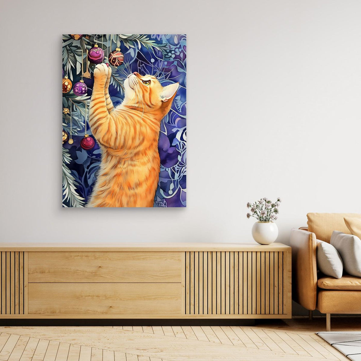 Cats Love the Christmas Tree (14) by Justyna Jaszke
