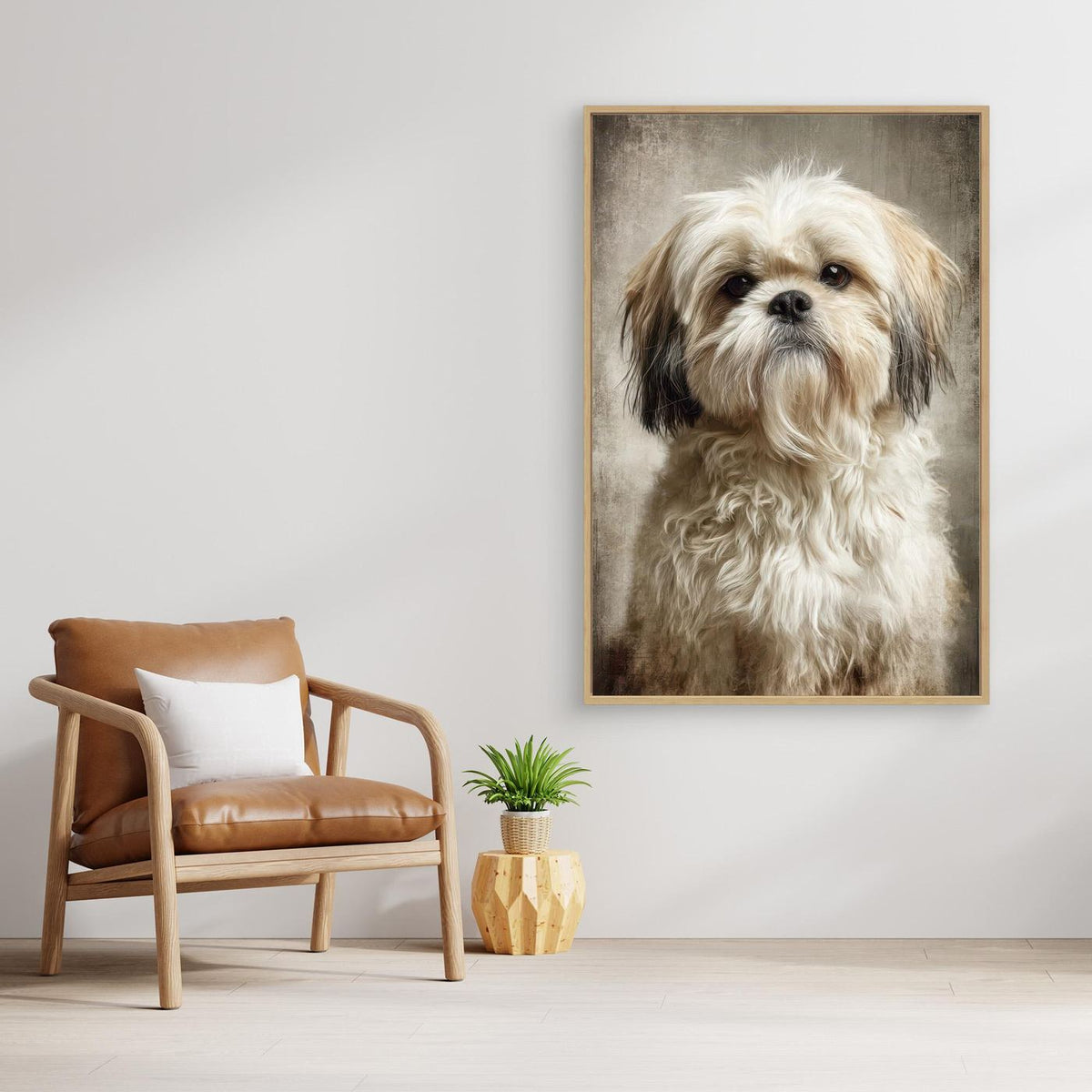 Shih Tzu Dog Portrait 1 by Rafal Kulik