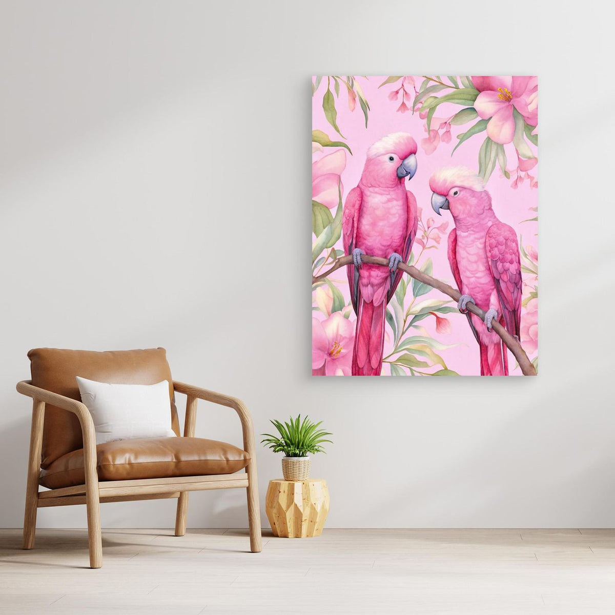 Pink Cockatoo Love by Andrea Haase