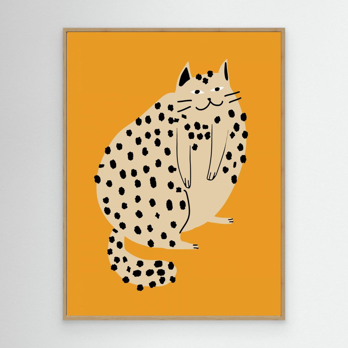 Orange Plump Cat by Little Dean