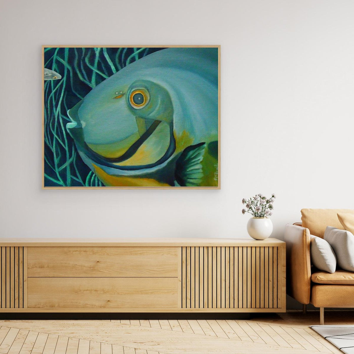 Blue Fish.png by Angeles M. Pomata