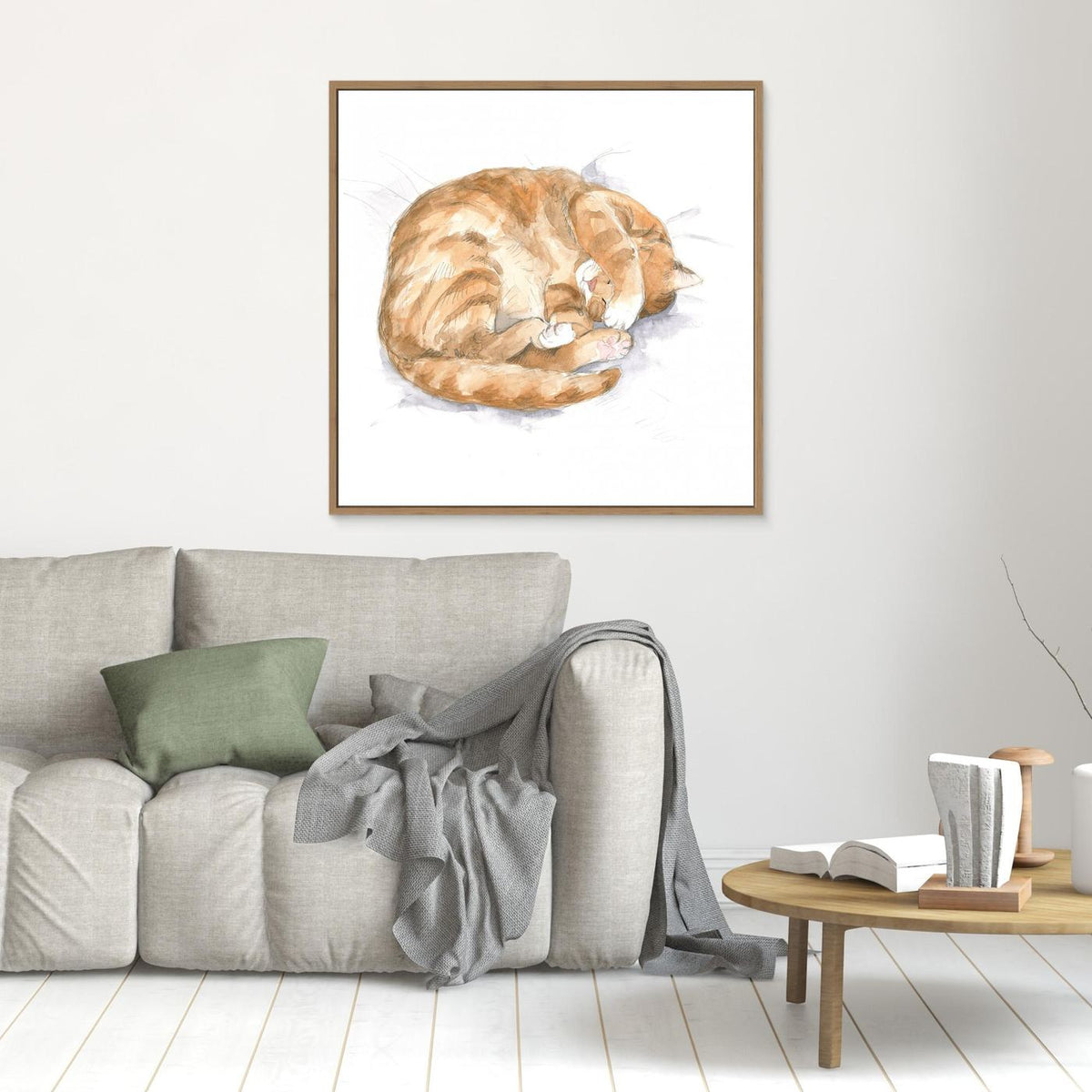 Ginger Cat Sketch by Isabelle Brent