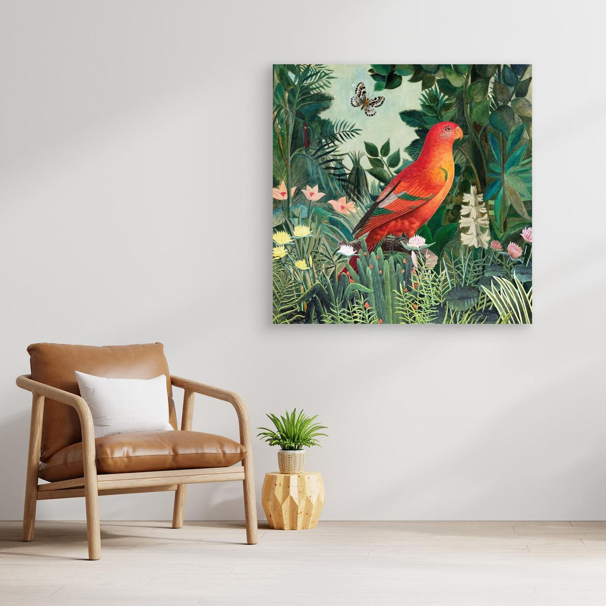 The Parrot and the Butterfly by Marja Van Den Hurk