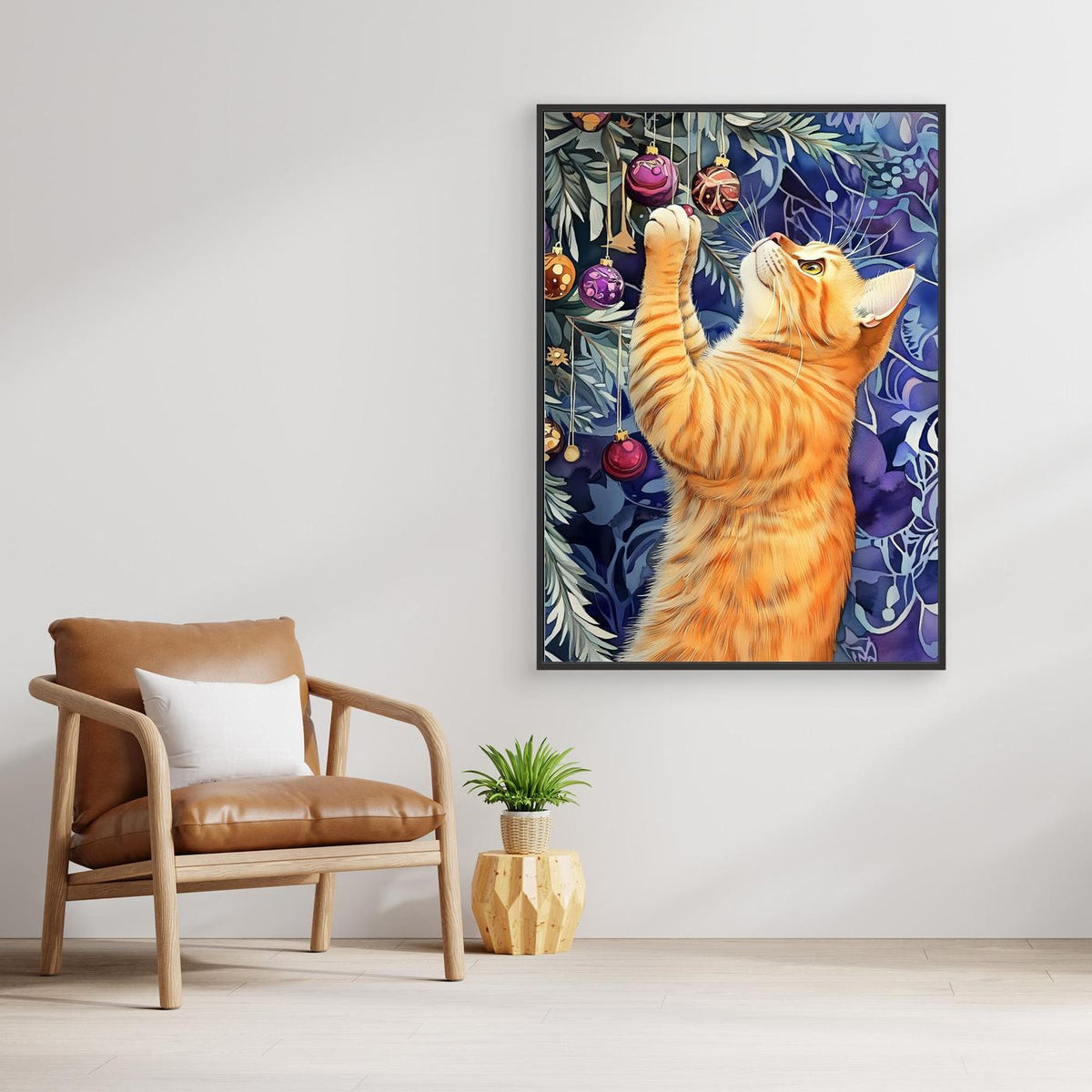 Cats Love the Christmas Tree (14) by Justyna Jaszke