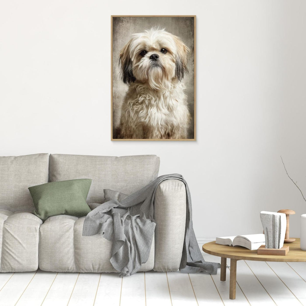Shih Tzu Dog Portrait 1 by Rafal Kulik