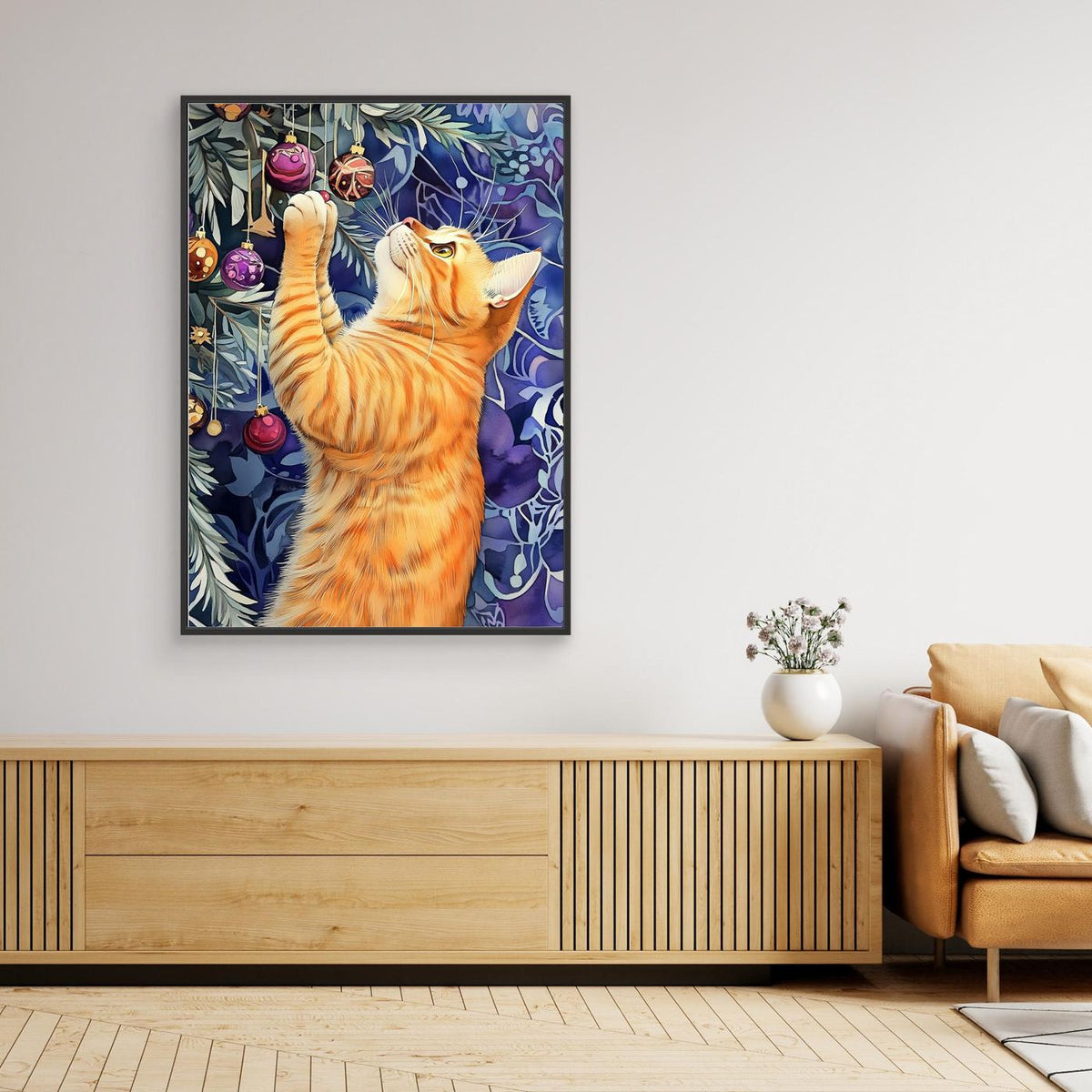 Cats Love the Christmas Tree (14) by Justyna Jaszke