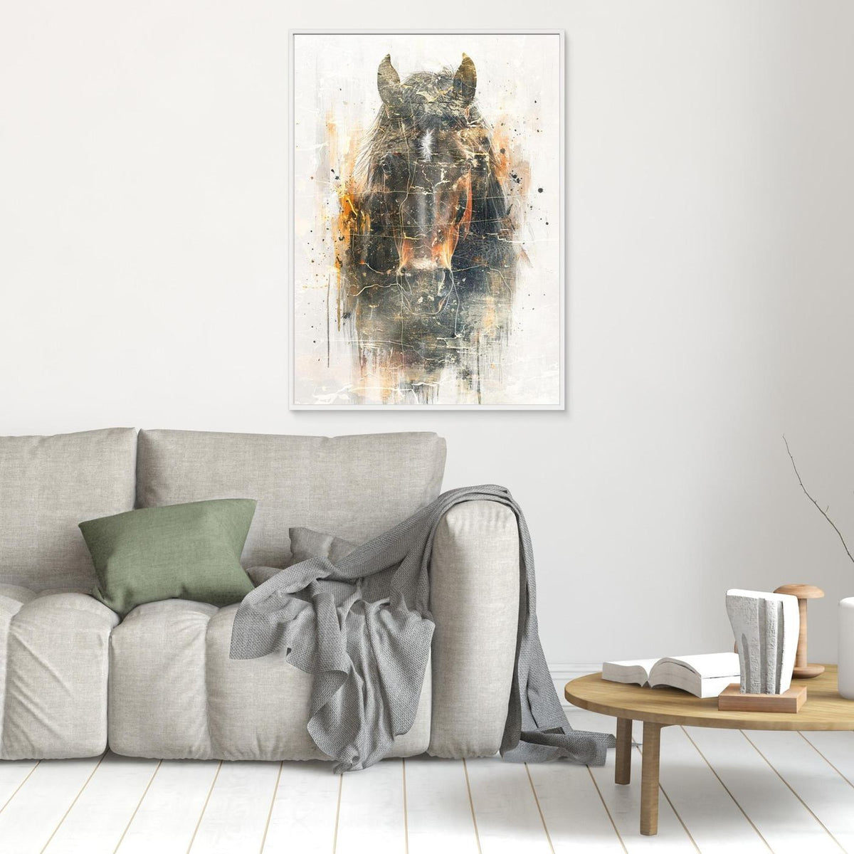 Horse Animal Art Illustration 34 by Rafal Kulik
