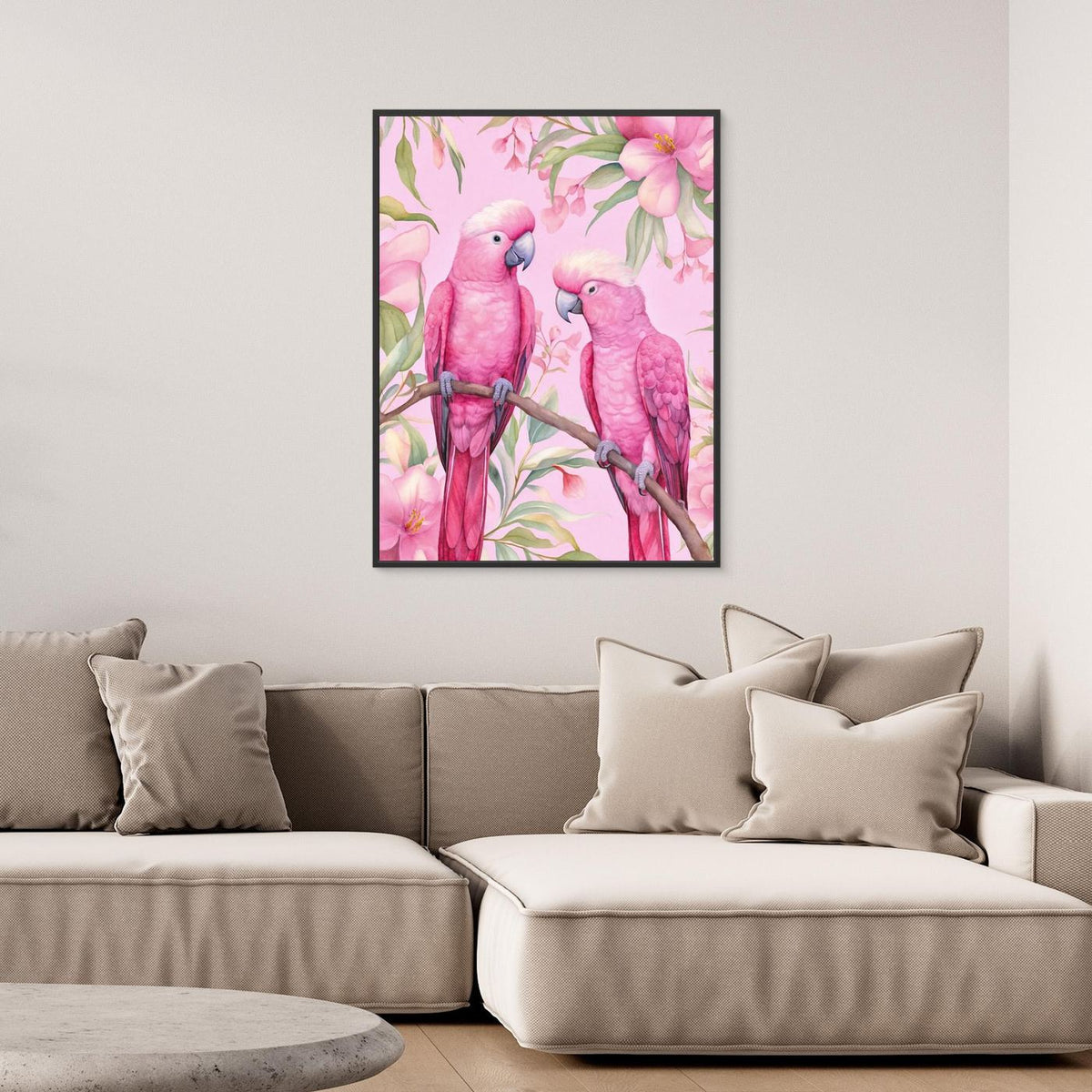 Pink Cockatoo Love by Andrea Haase