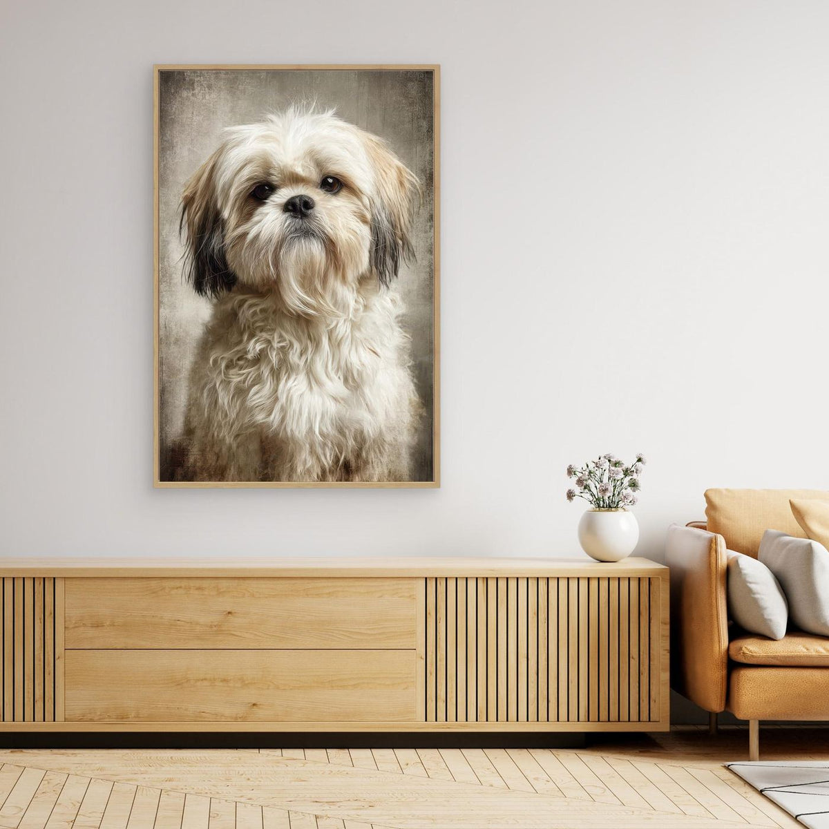 Shih Tzu Dog Portrait 1 by Rafal Kulik