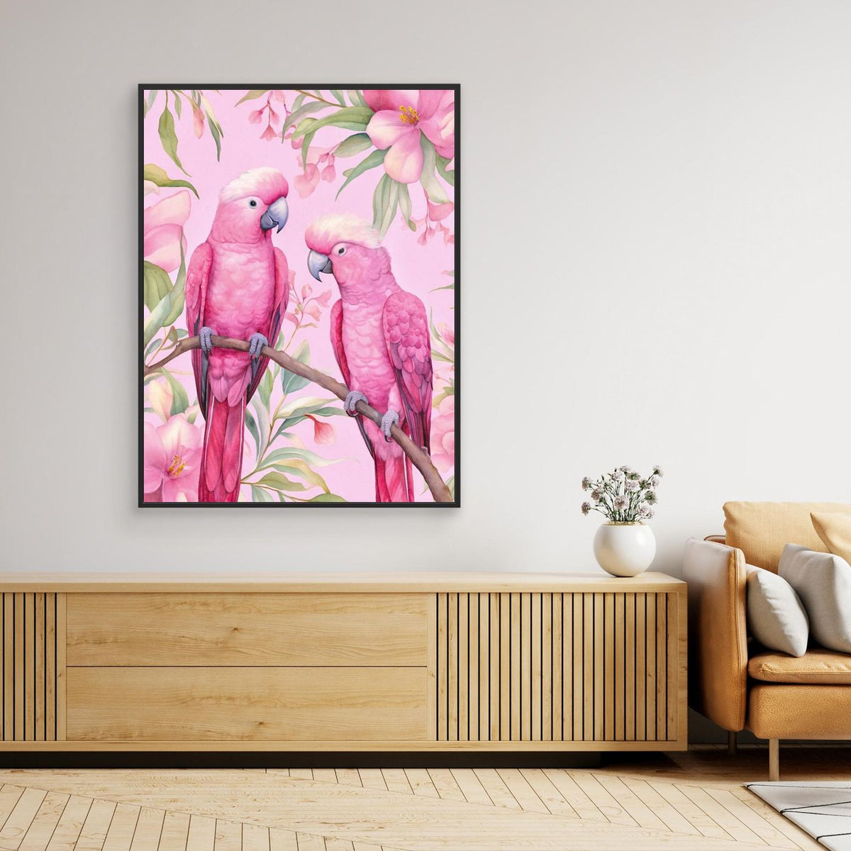 Pink Cockatoo Love by Andrea Haase
