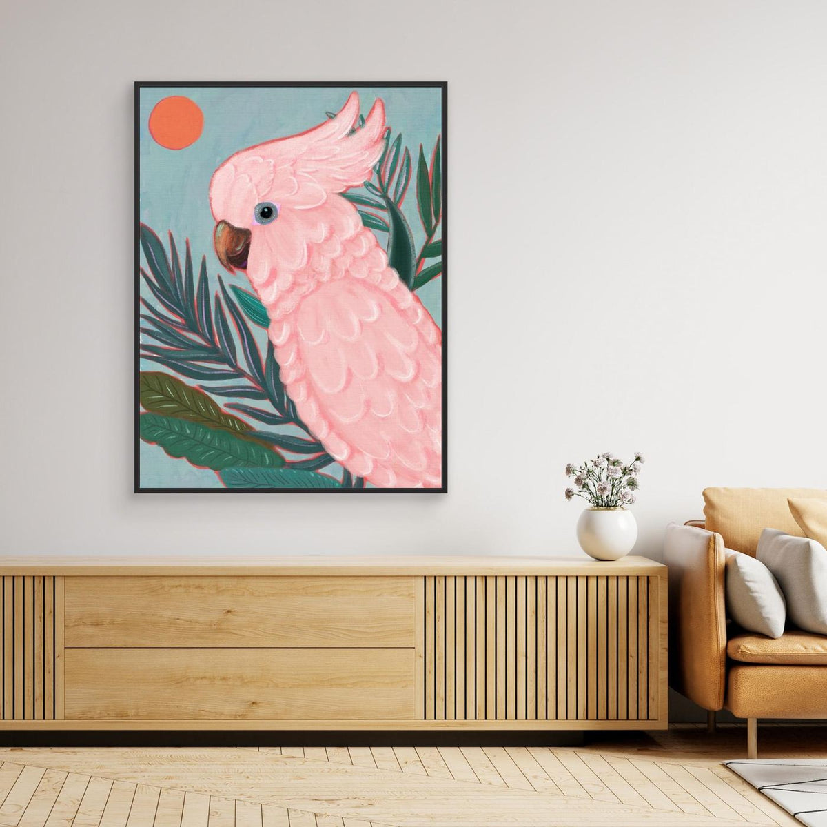 Pink Cockatoo by Katarzyna Gąsiorowska
