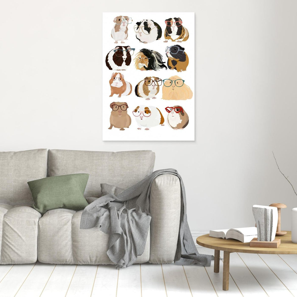 Guinea Pig in Glasses by Hanna Melin