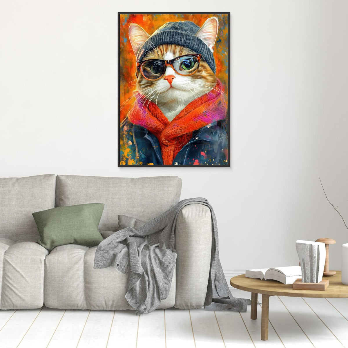 Hipster Cat 14 by Justyna Jaszke