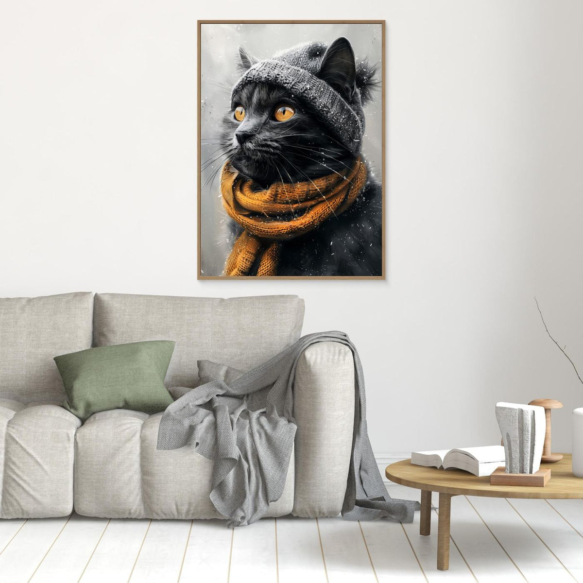 Cat winter time (105) by Justyna Jaszke