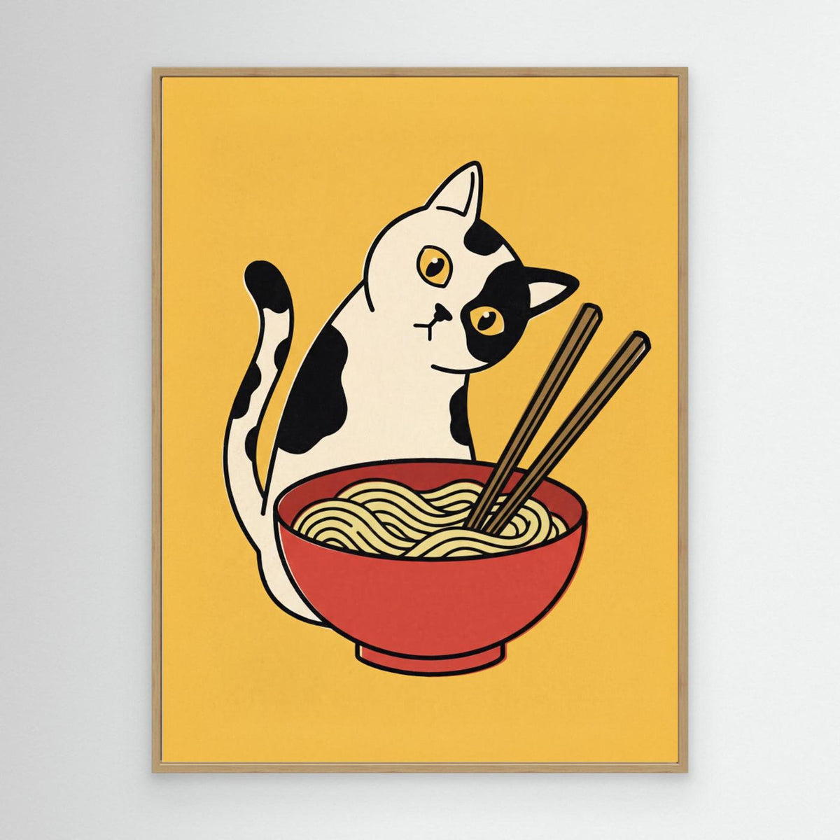 Ramen Cat No 1 by Andreas Magnusson