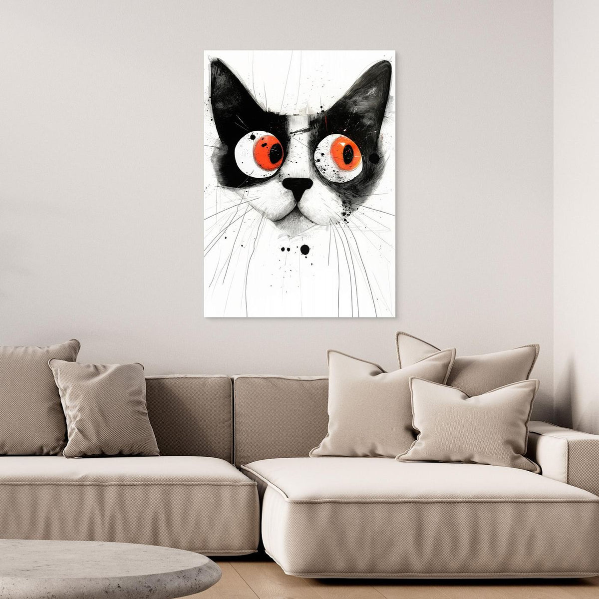 Drawing Cat Animal Art (4) by Justyna Jaszke