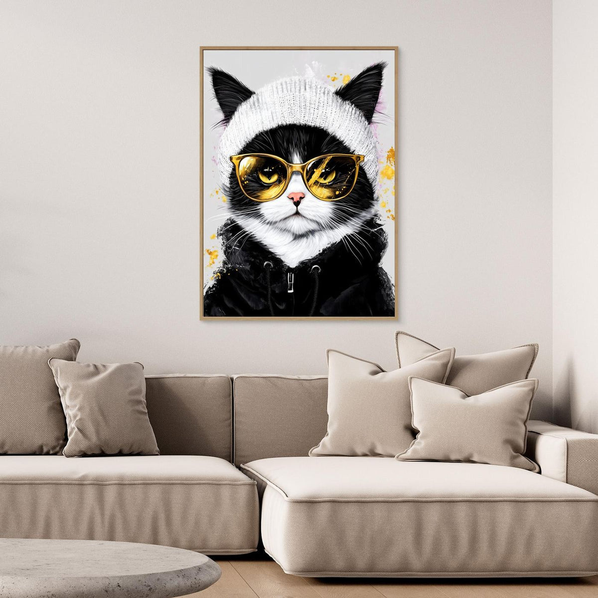Hipster Cat 17 by Justyna Jaszke