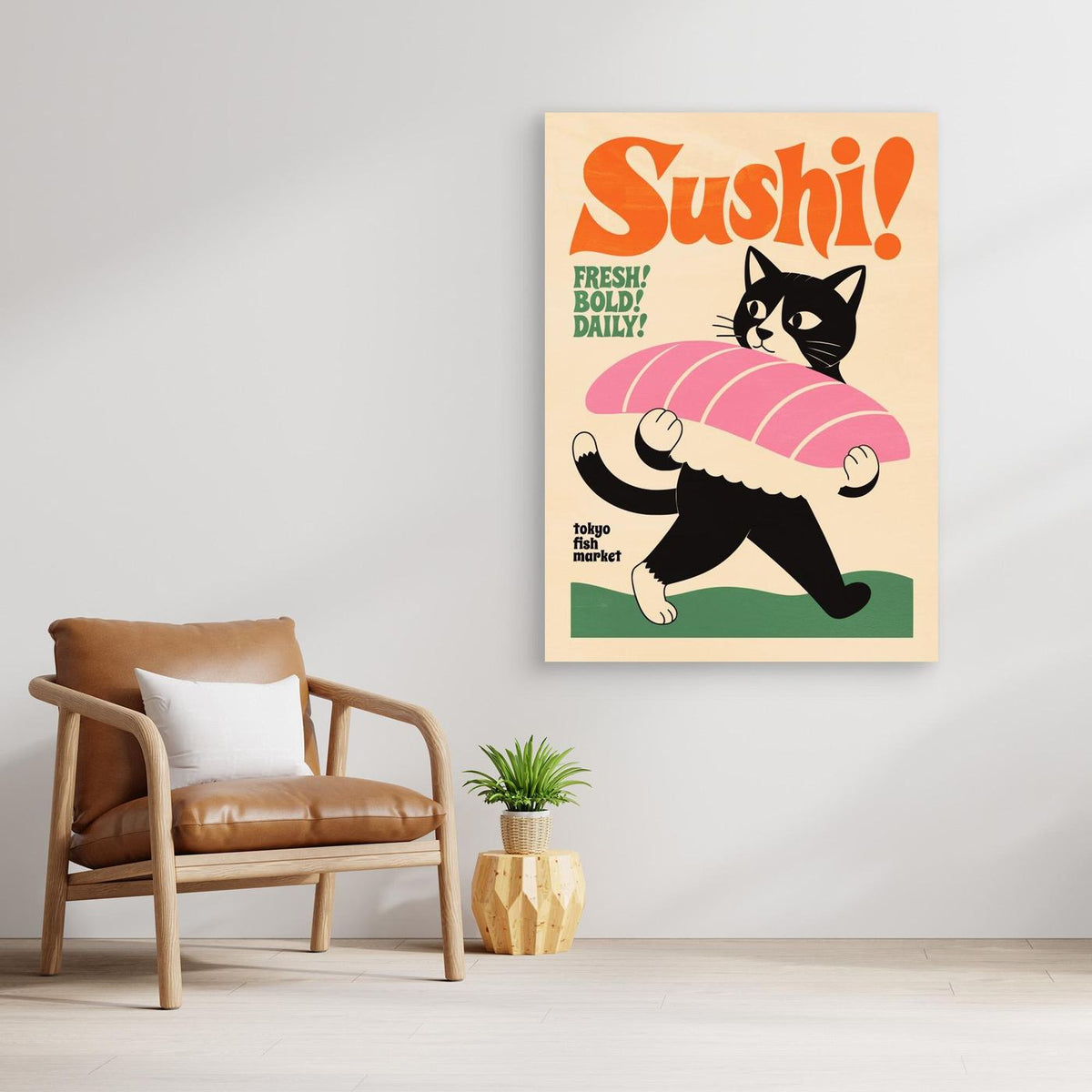 Tokyo Sushi Cat by Patryk Krygowski