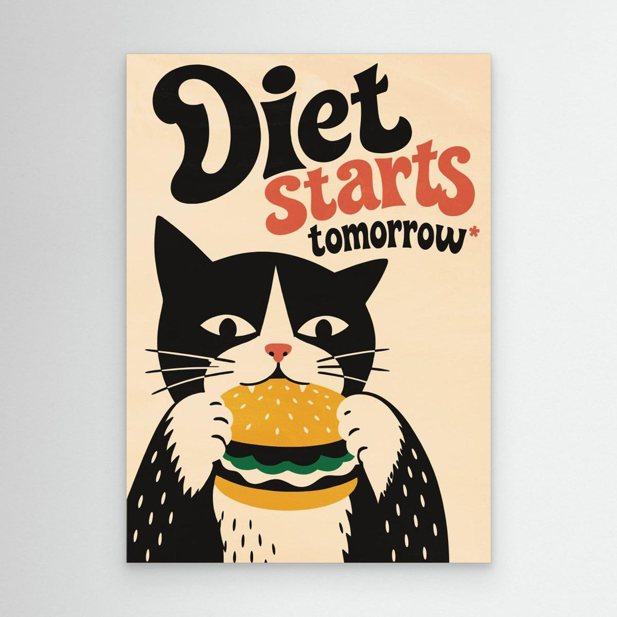 Hungry Cat Diet Tomorrow by Patryk Krygowski