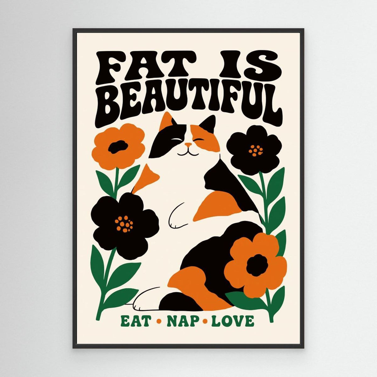 Beautiful Body Positive Cat by Patryk Krygowski