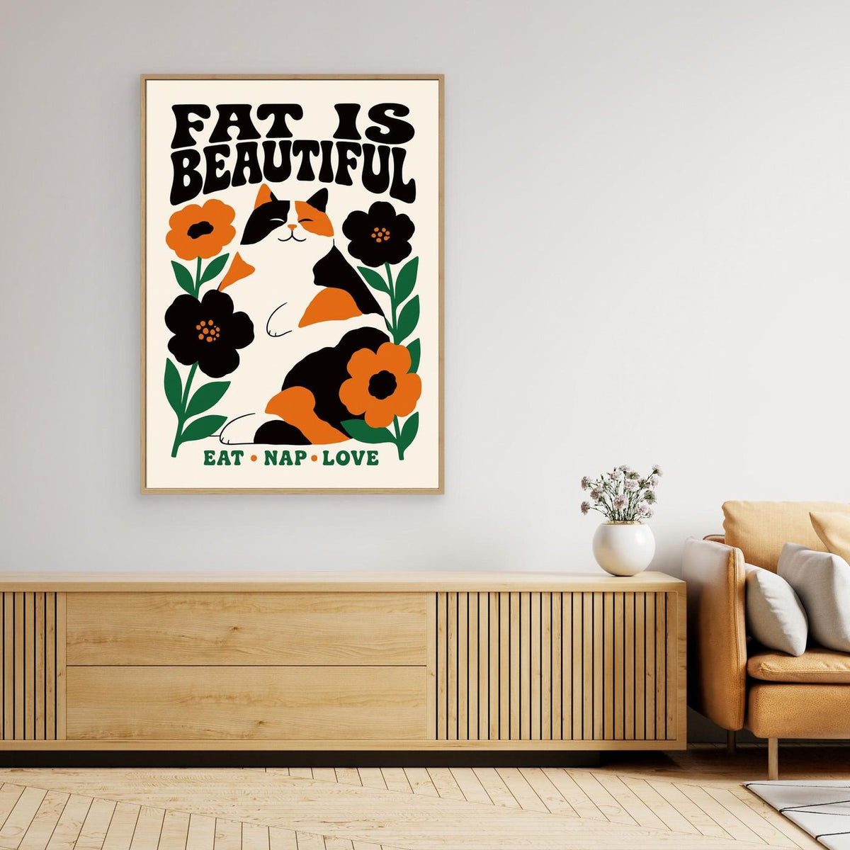 Beautiful Body Positive Cat by Patryk Krygowski
