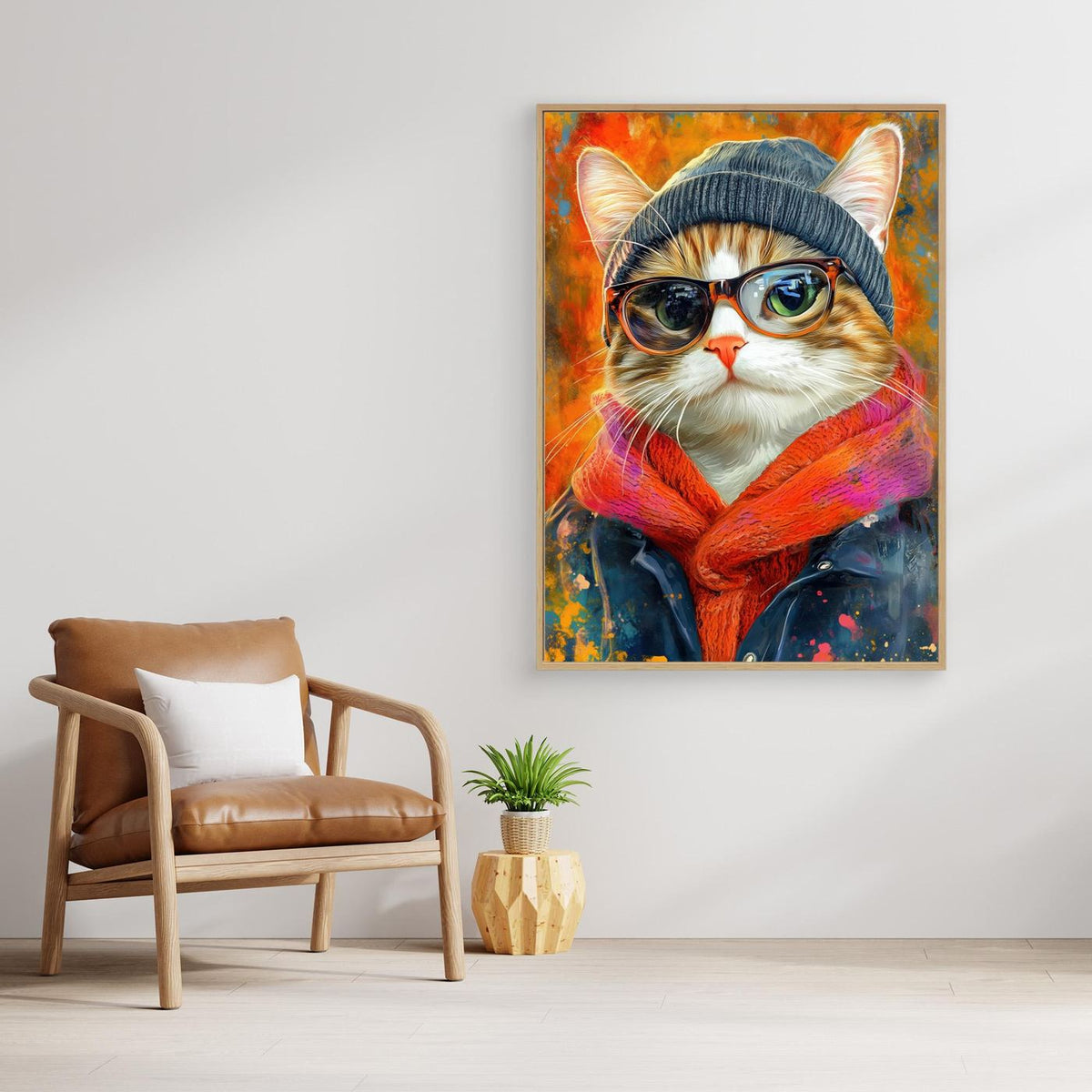 Hipster Cat 14 by Justyna Jaszke