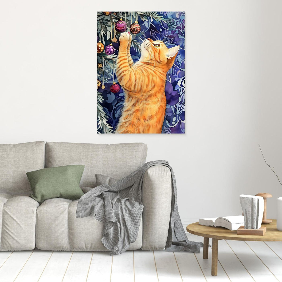Cats Love the Christmas Tree (14) by Justyna Jaszke