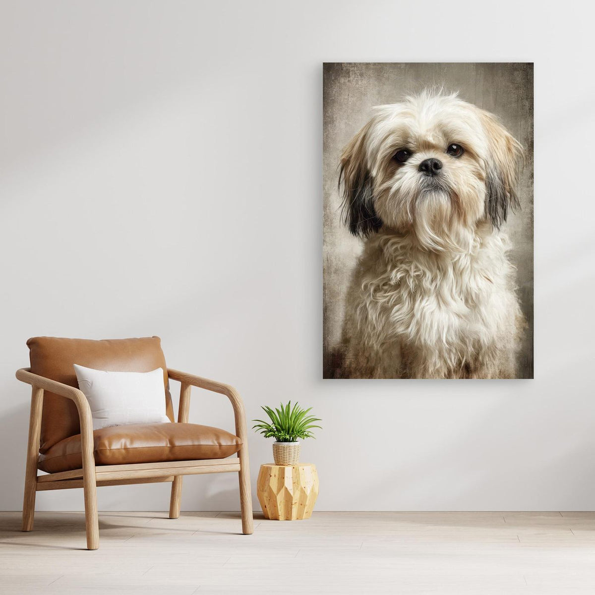 Shih Tzu Dog Portrait 1 by Rafal Kulik