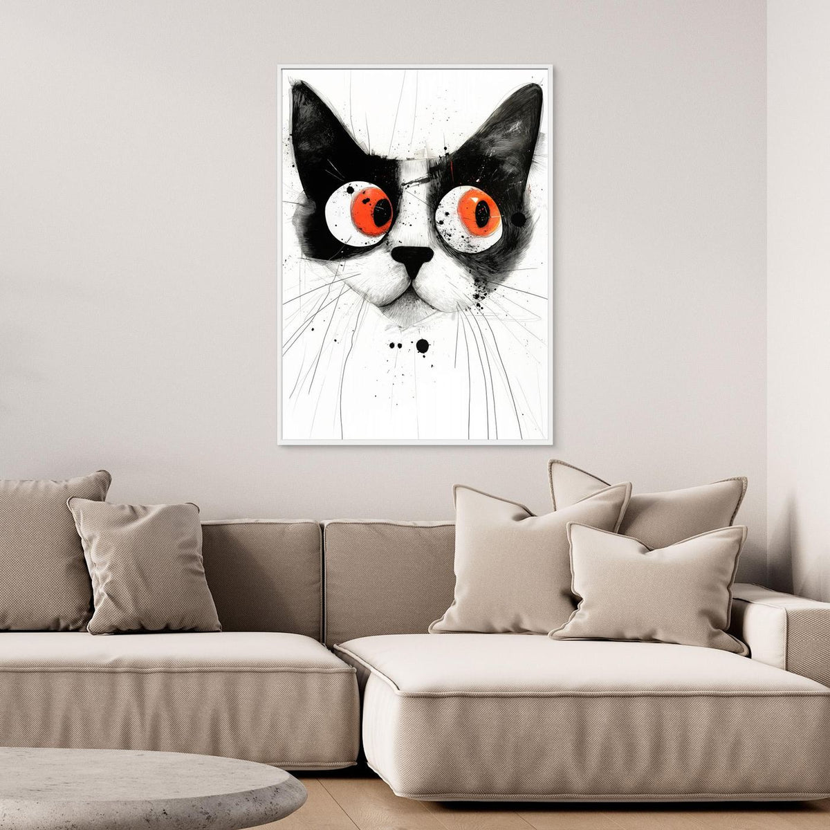 Drawing Cat Animal Art (4) by Justyna Jaszke