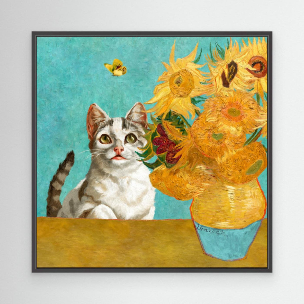 Vincent Van Gogh's Cat (and a Butterfly) by Marja Van Den Hurk