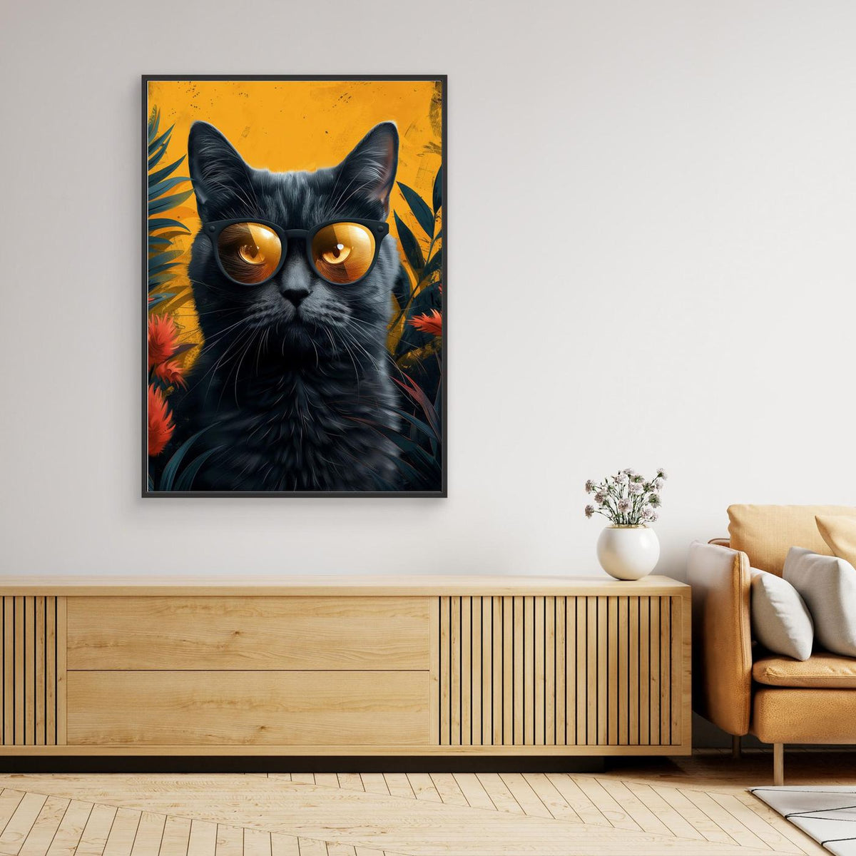 Kitty and sunglasses (106) by Justyna Jaszke