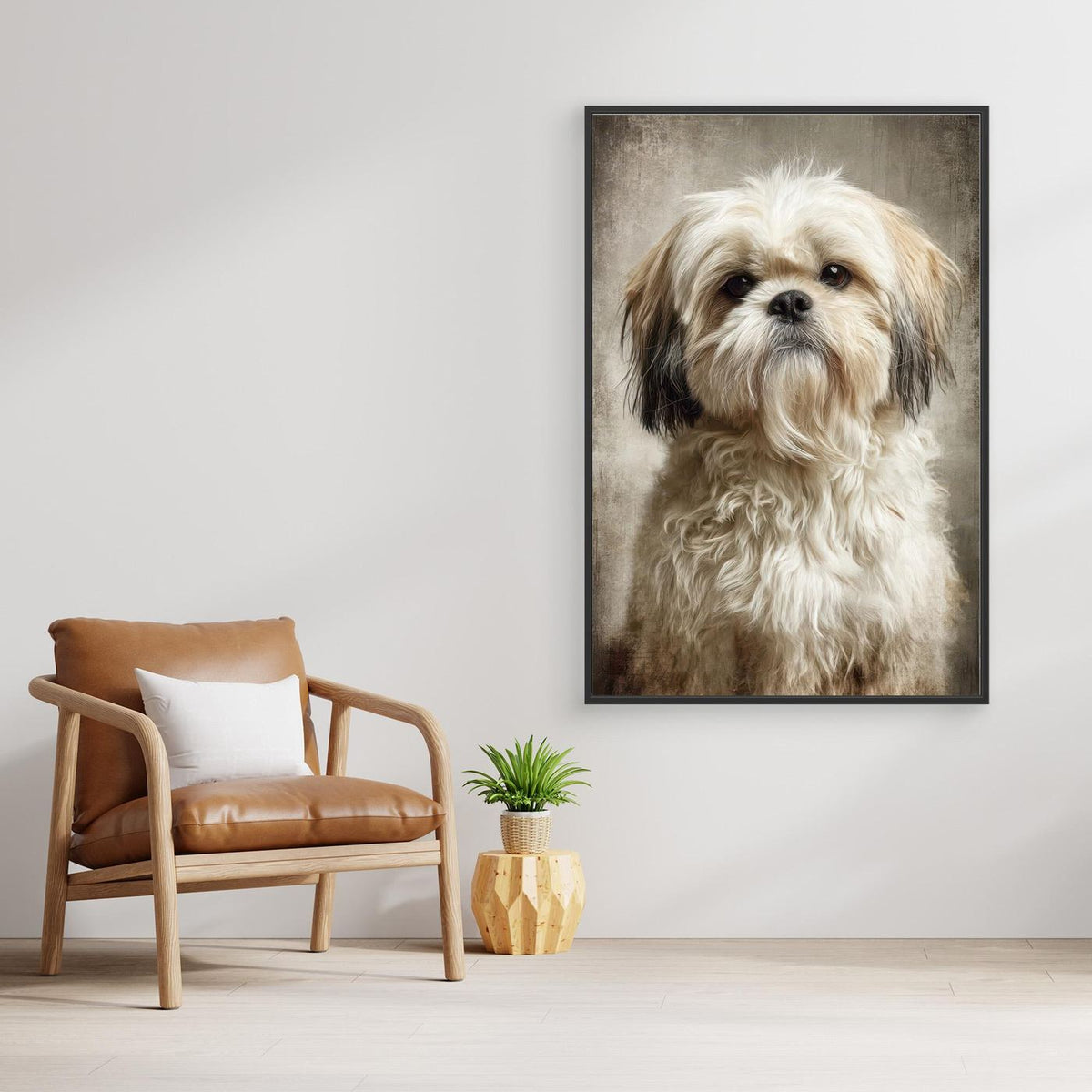 Shih Tzu Dog Portrait 1 by Rafal Kulik