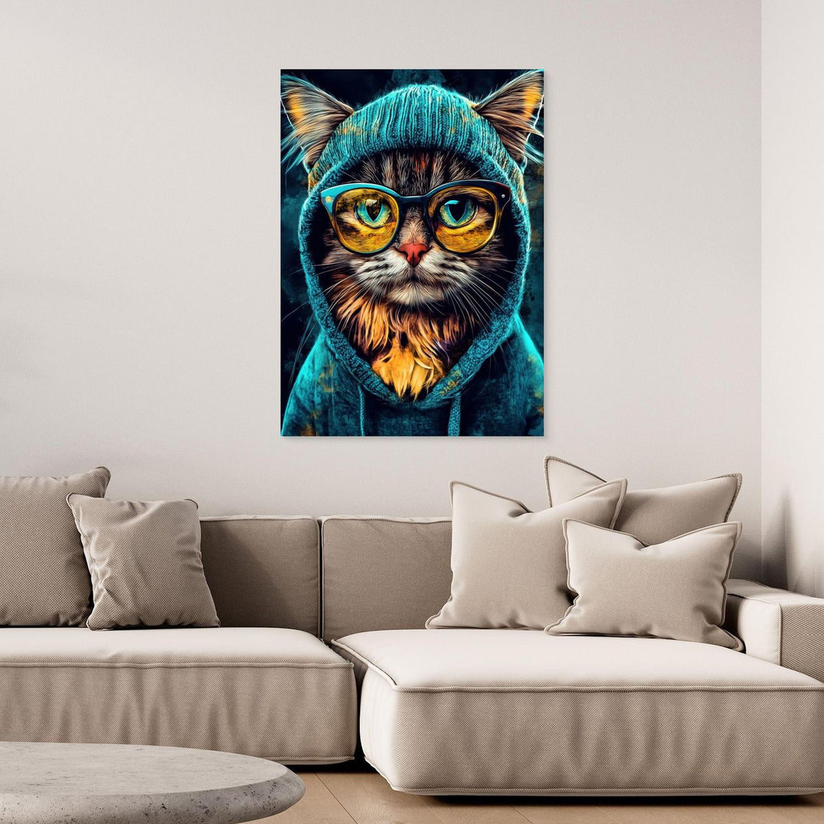 Hipster Cat 20 by Justyna Jaszke