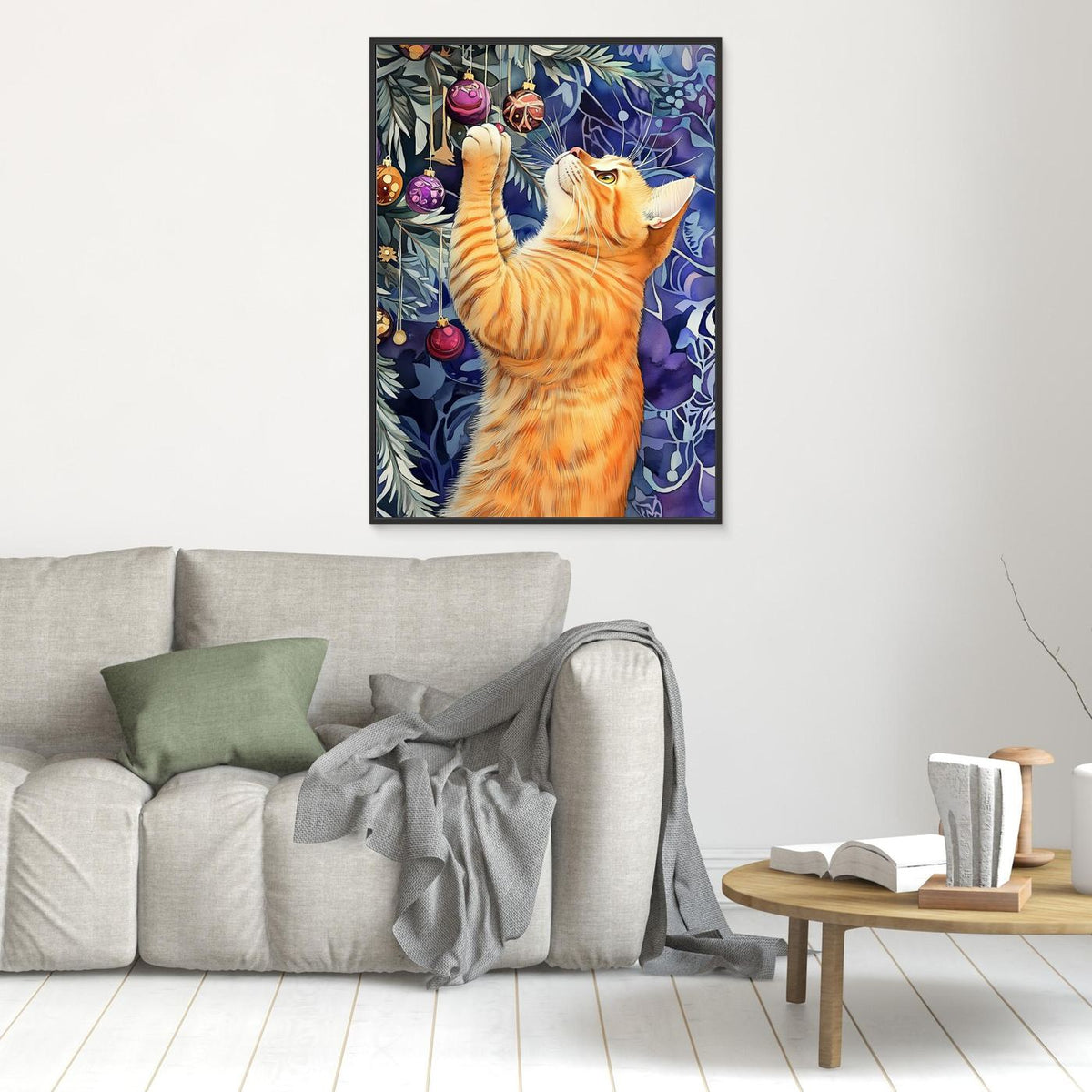 Cats Love the Christmas Tree (14) by Justyna Jaszke