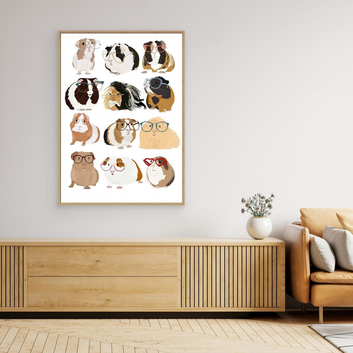 Guinea Pig in Glasses by Hanna Melin