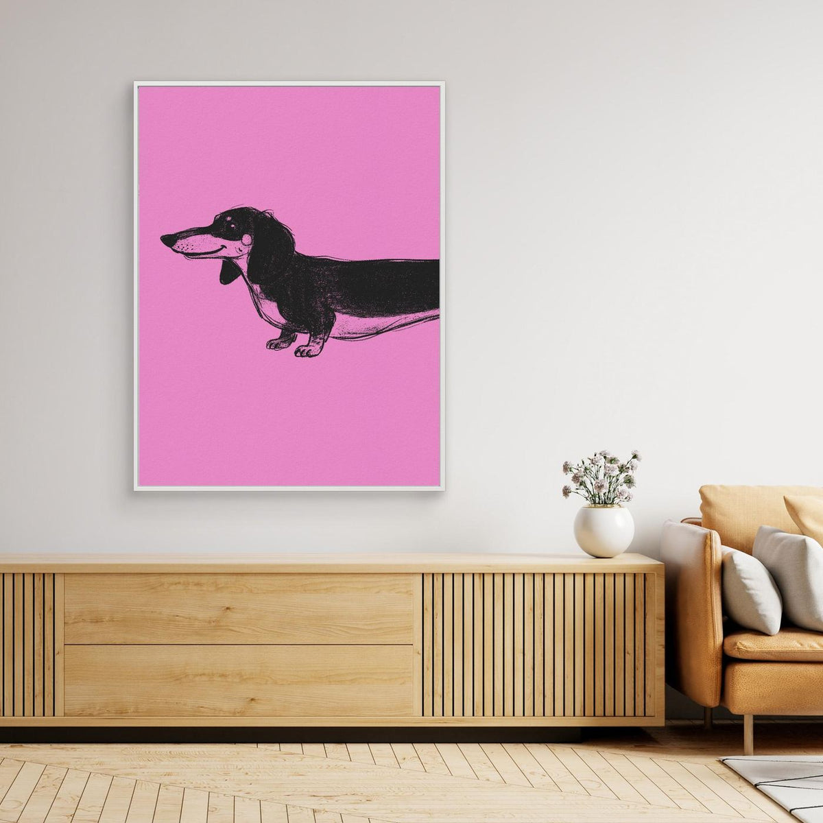 Dachshund 1 Green by Andreas Magnusson