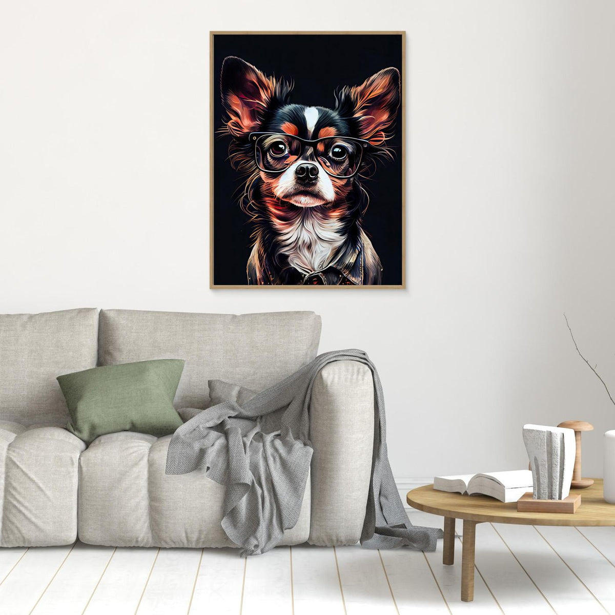 Dog hipster 3 by Justyna Jaszke