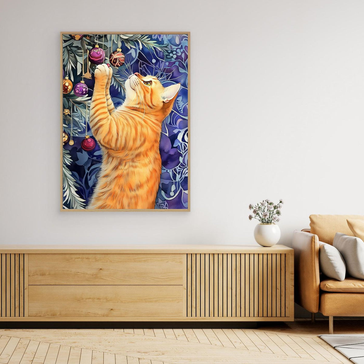 Cats Love the Christmas Tree (14) by Justyna Jaszke