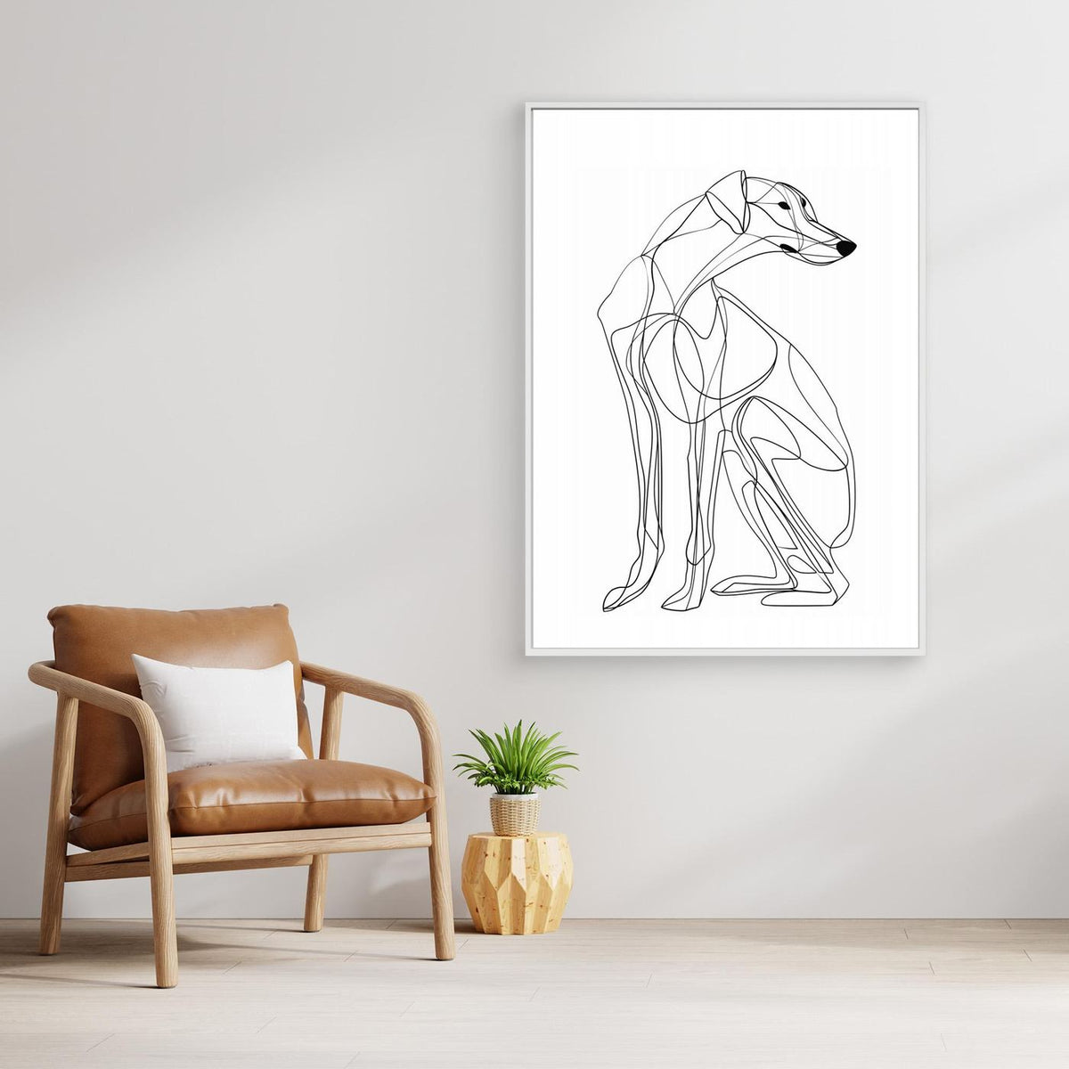 Line Dog by Justyna Jaszke