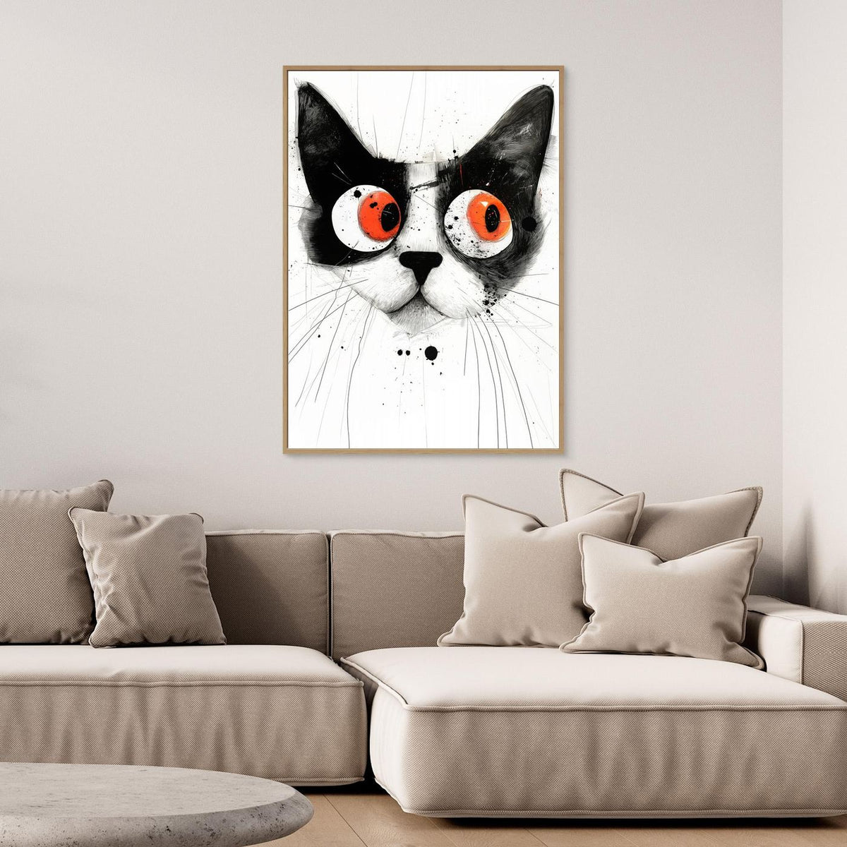 Drawing Cat Animal Art (4) by Justyna Jaszke