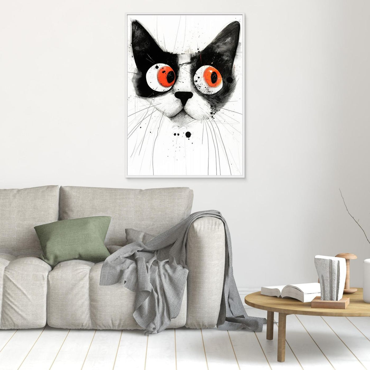 Drawing Cat Animal Art (4) by Justyna Jaszke