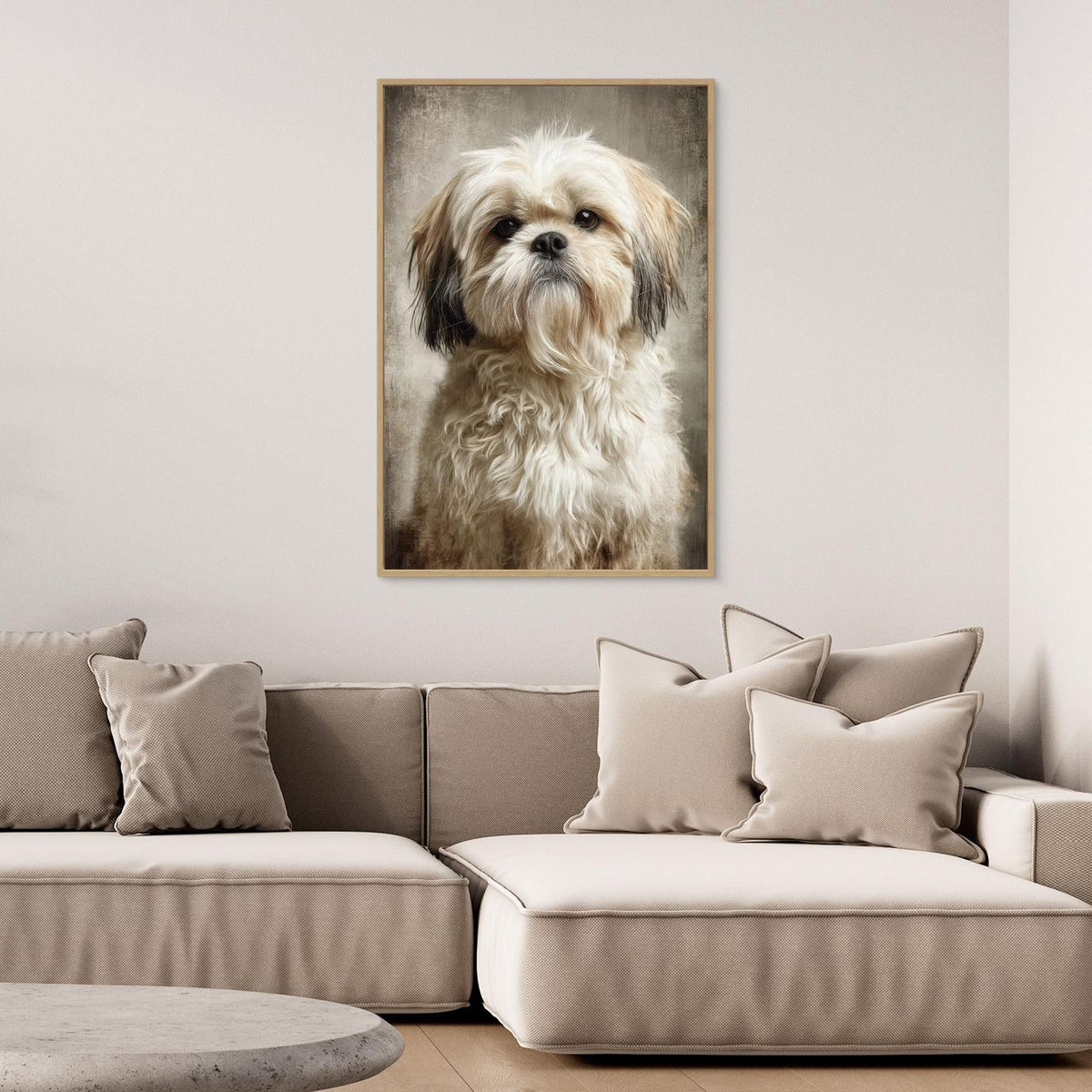 Shih Tzu Dog Portrait 1 by Rafal Kulik