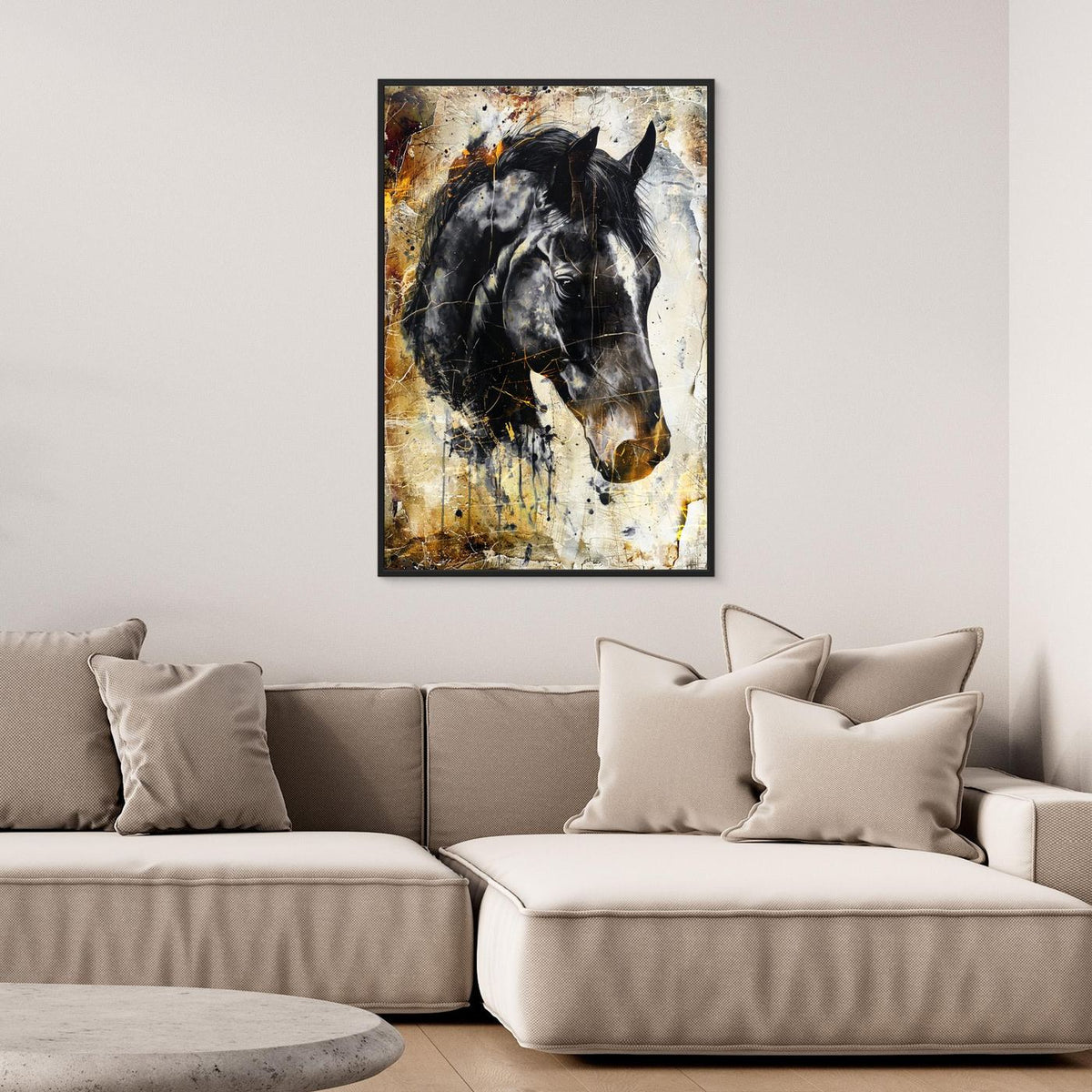 Horse Animal Art Illustration 27 by Rafal Kulik