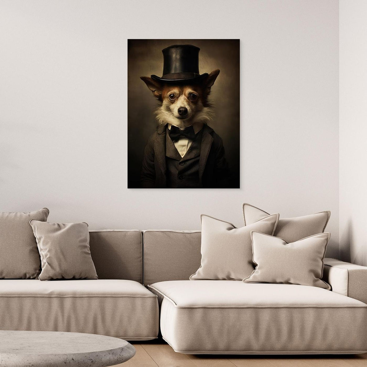 Dog in Suit by Bilge Paksoylu