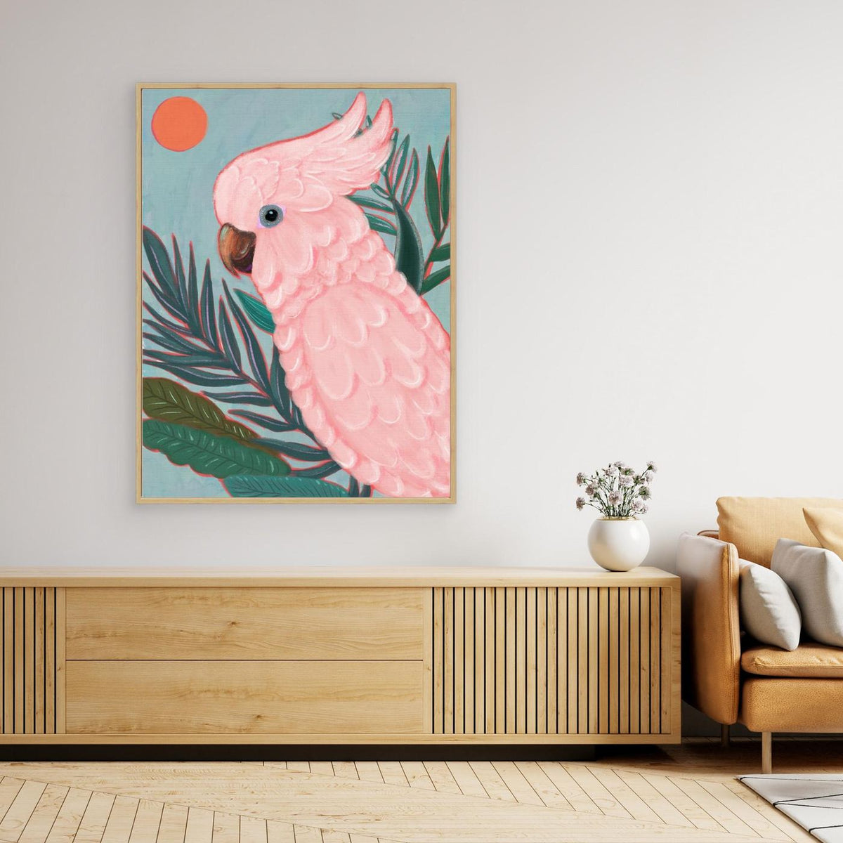 Pink Cockatoo by Katarzyna Gąsiorowska