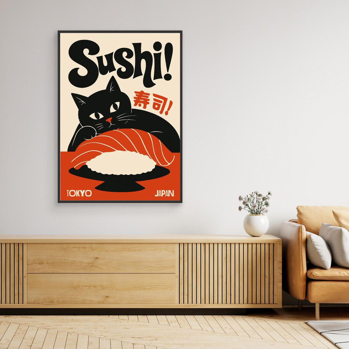 Japanese Sushi Cat by Patryk Krygowski