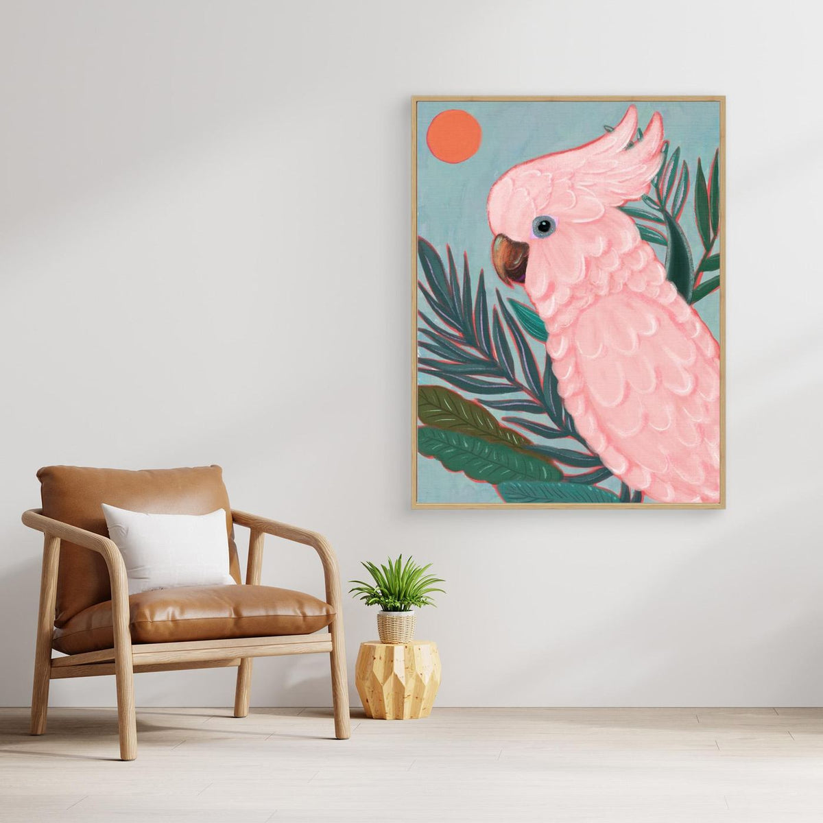 Pink Cockatoo by Katarzyna Gąsiorowska
