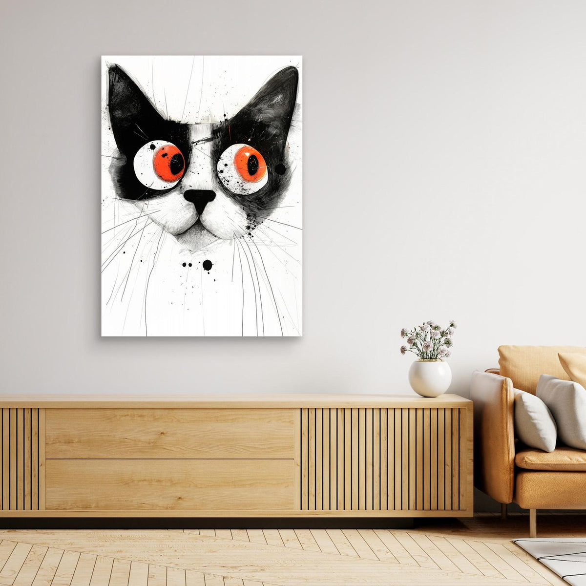 Drawing Cat Animal Art (4) by Justyna Jaszke