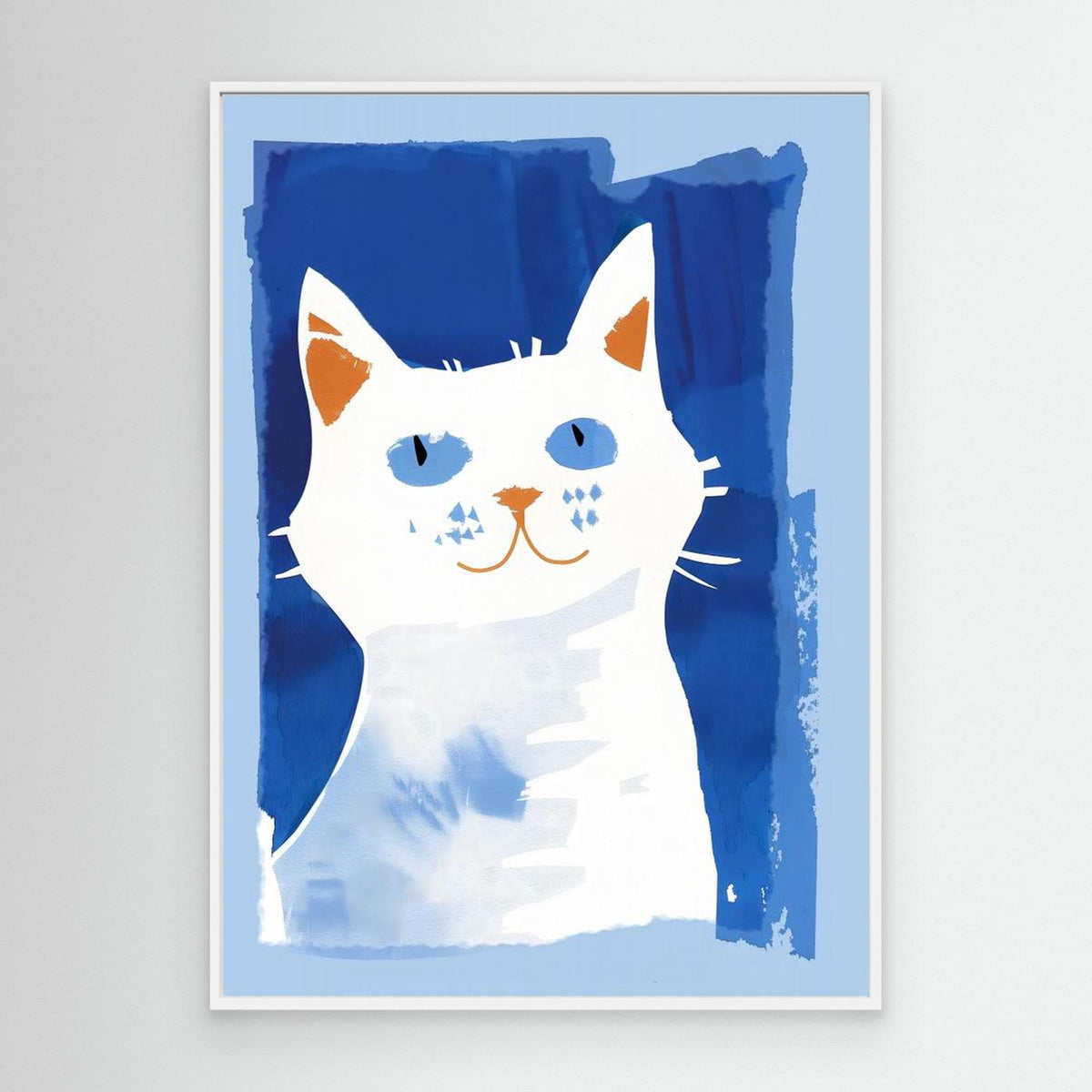 Cat In Blue by Andreas Magnusson